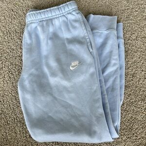 nike light blue sweatpants